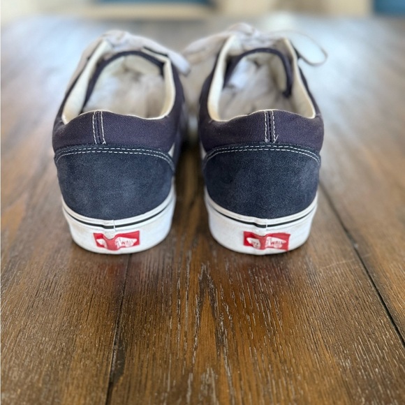 Vans Off The Wall Navy Blue and White Men’s Sneakers/Skate Shoe Size 12 - Picture 5 of 12